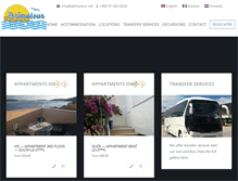 Tablet Screenshot of dalmatour.net